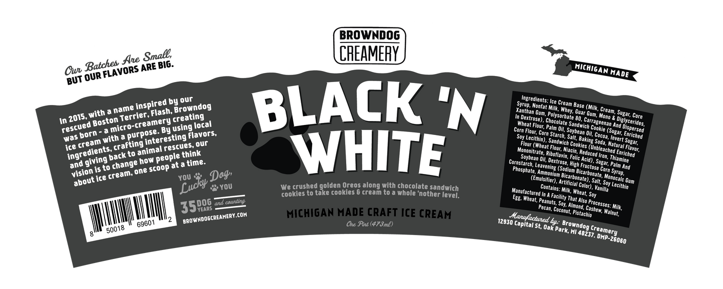 BLACK 'N WHITE ICE CREAM