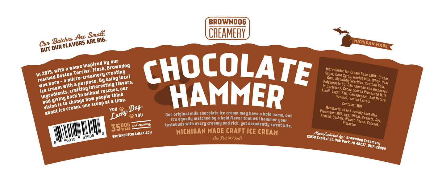 CHOCOLATE HAMMER ICE CREAM