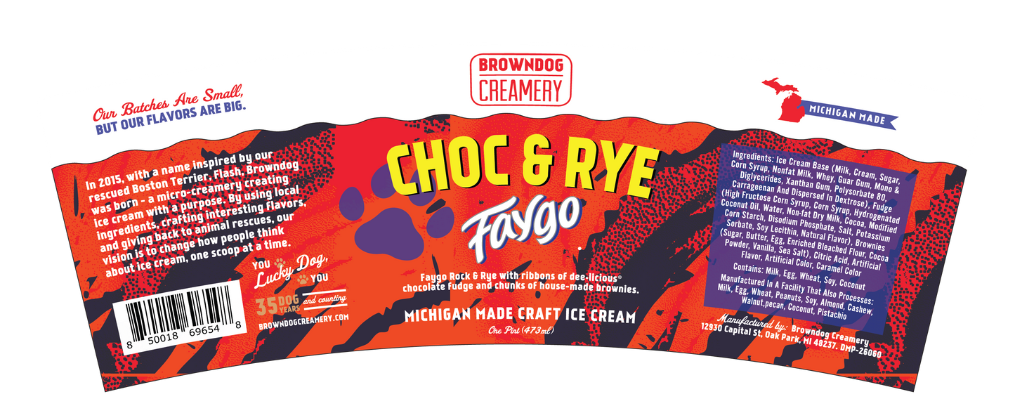 FAYGO CHOC & RYE ICE CREAM