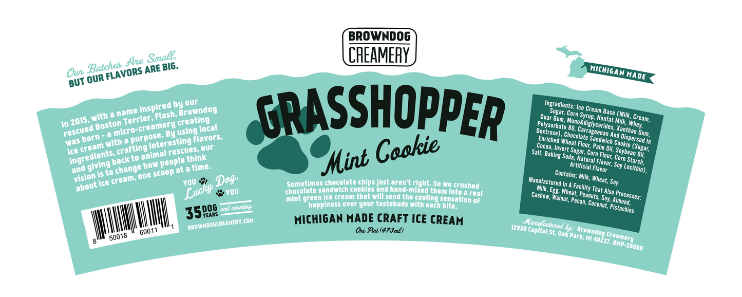 GRASSHOPPER ICE CREAM