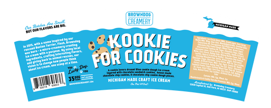 KOOKIE FOR COOKIES ICE CREAM
