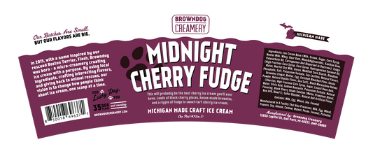 MIDNIGHT CHERRY FUDGE ICE CREAM