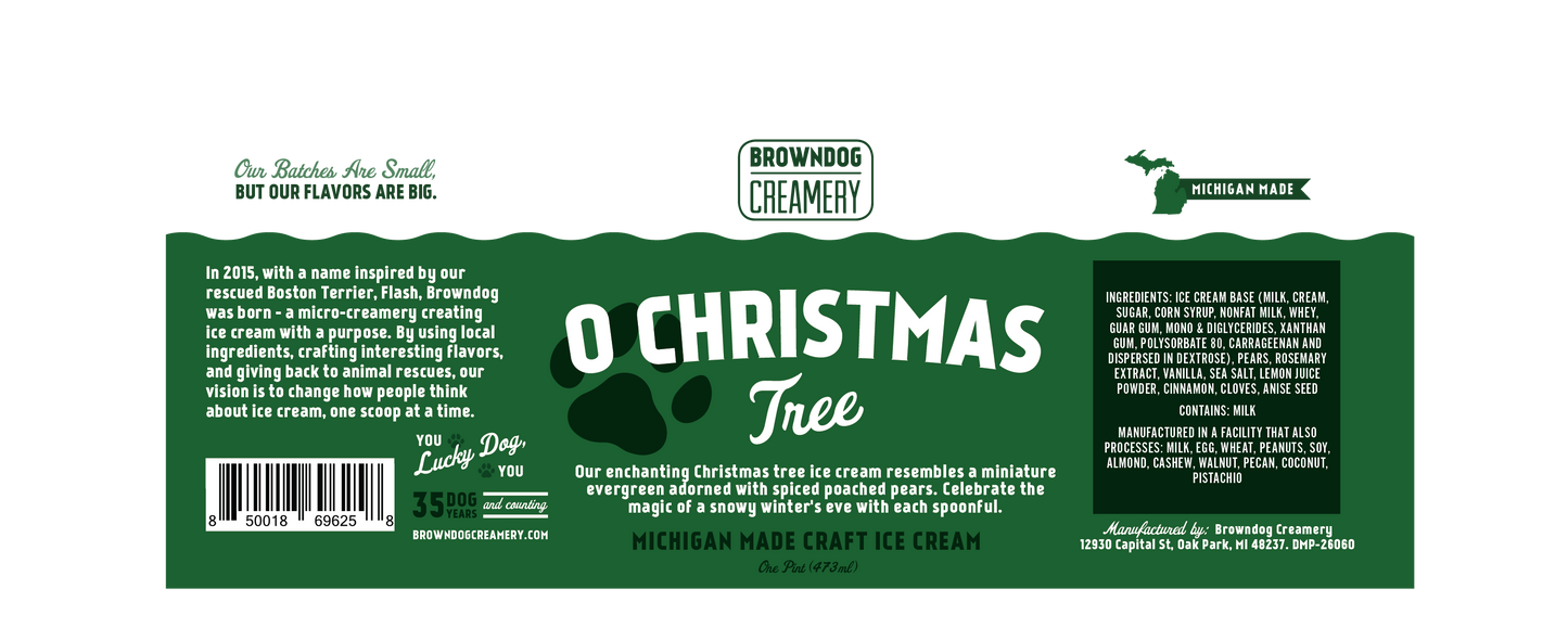 O CHRISTMAS TREE ICE CREAM
