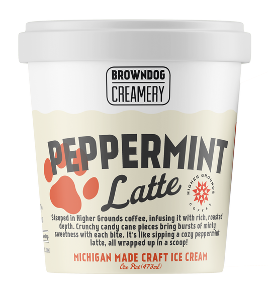 PEPPERMINT LATTE ICE CREAM