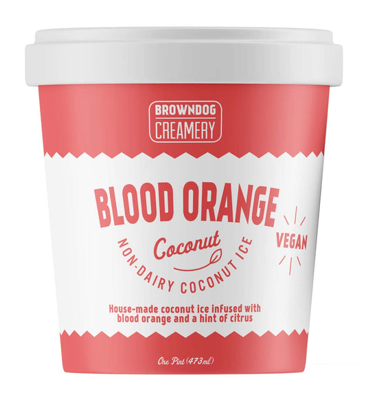 NON-DAIRY BLOOD ORANGE COCONUT ICE (COCONUT MILK)