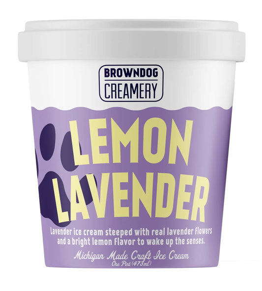 LEMON LAVENDER ICE CREAM