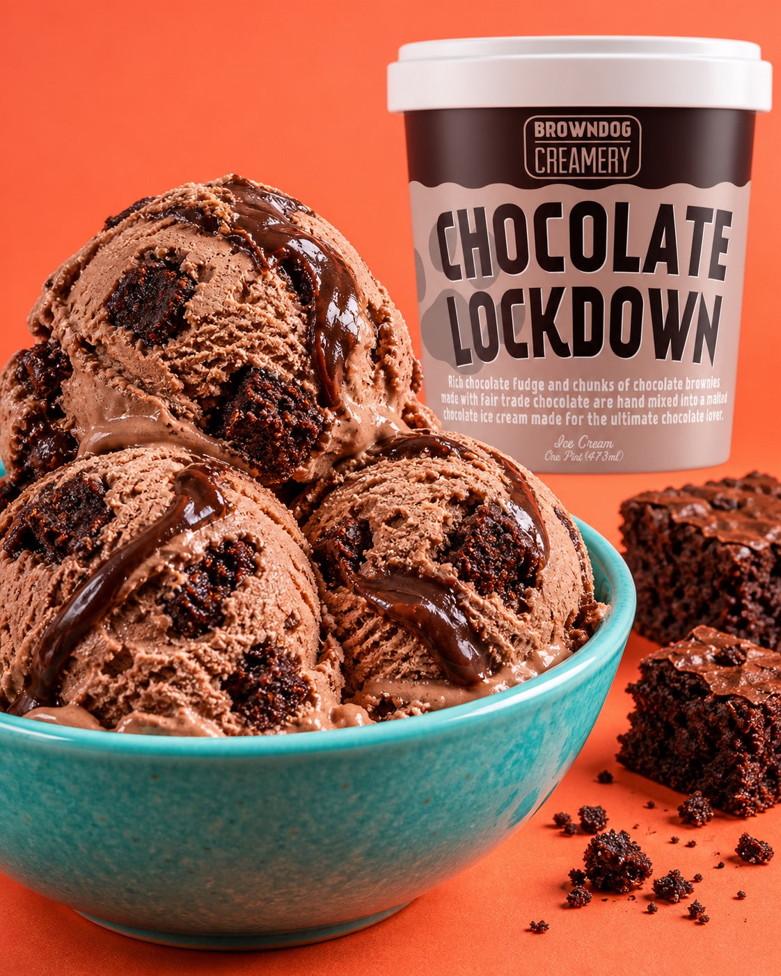 Chocolate Fix ice cream scoops