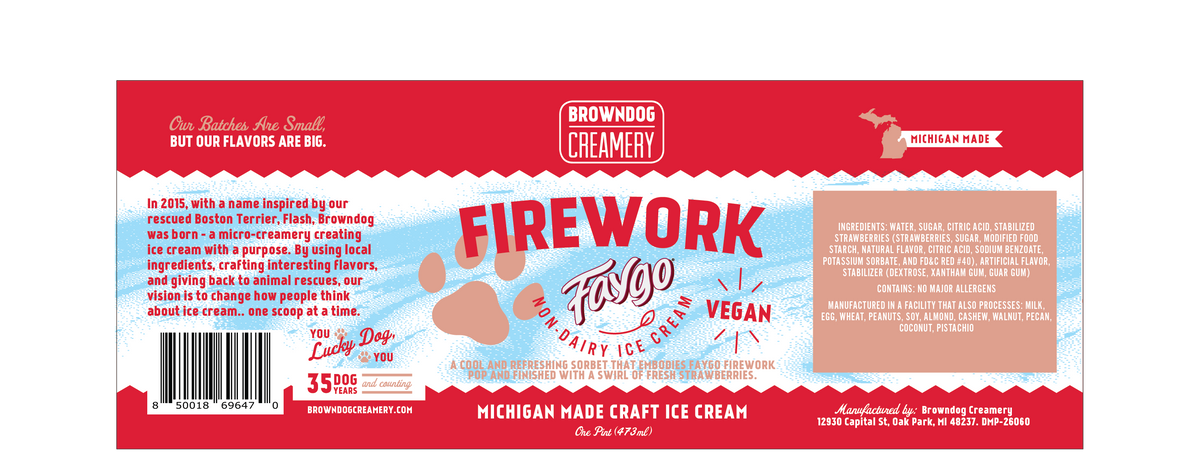 NON-DAIRY FAYGO FIREWORK (SORBET)