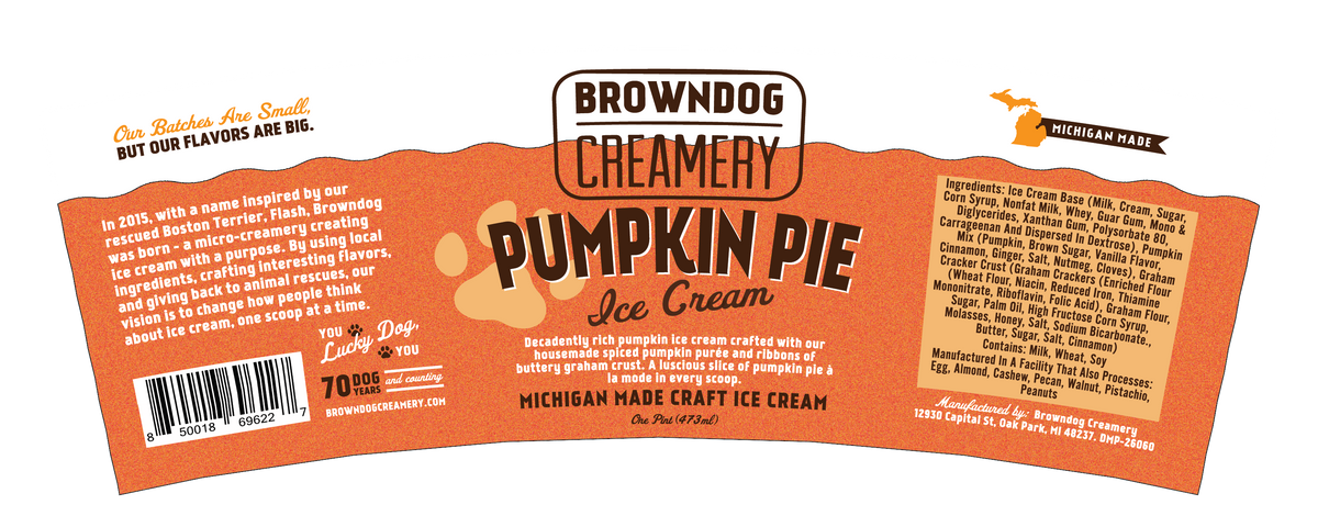 PUMPKIN PIE ICE CREAM