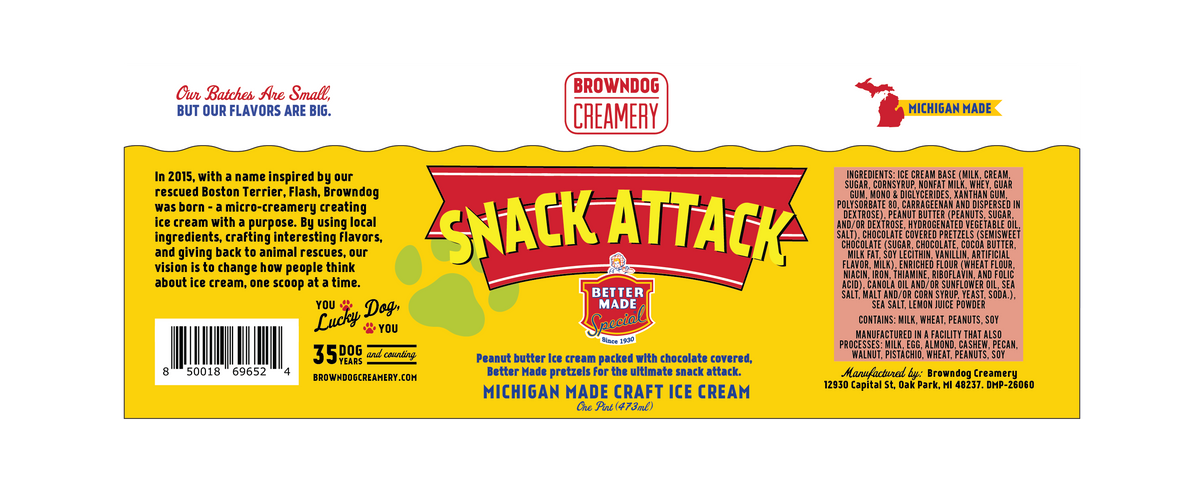 BETTER MADE SNACK ATTACK ICE CREAM