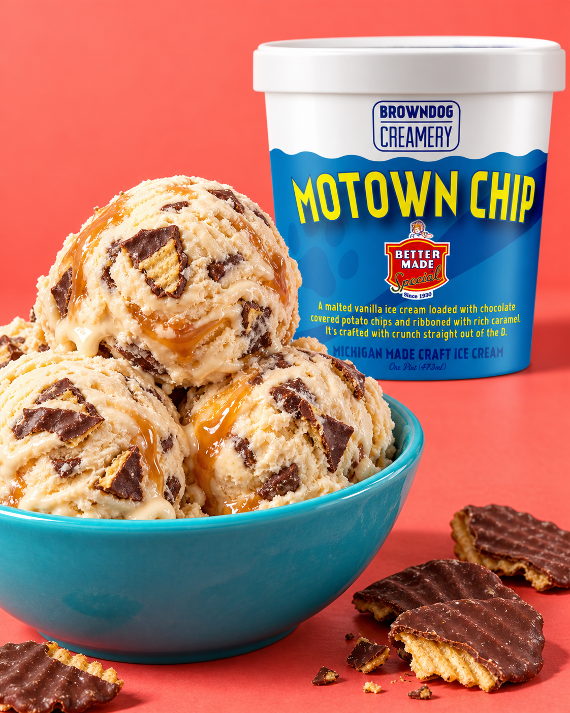 BETTER MADE MOTOWN CHIP ICE CREAM