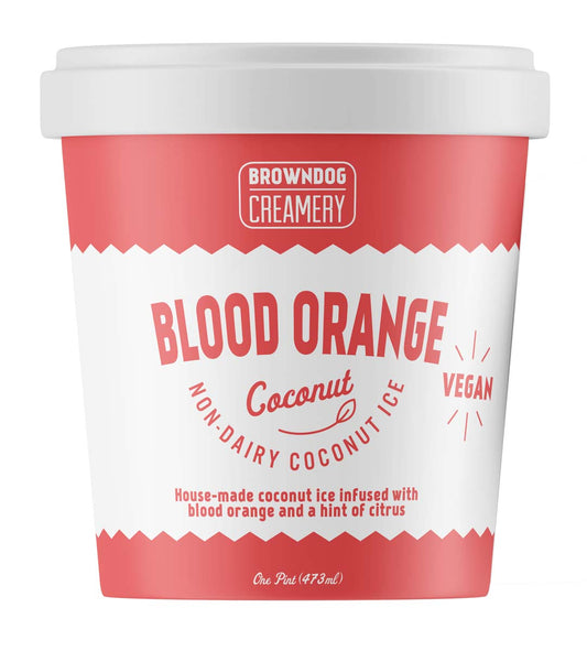 BLOOD ORANGE COCONUT ICE (COCONUT MILK)
