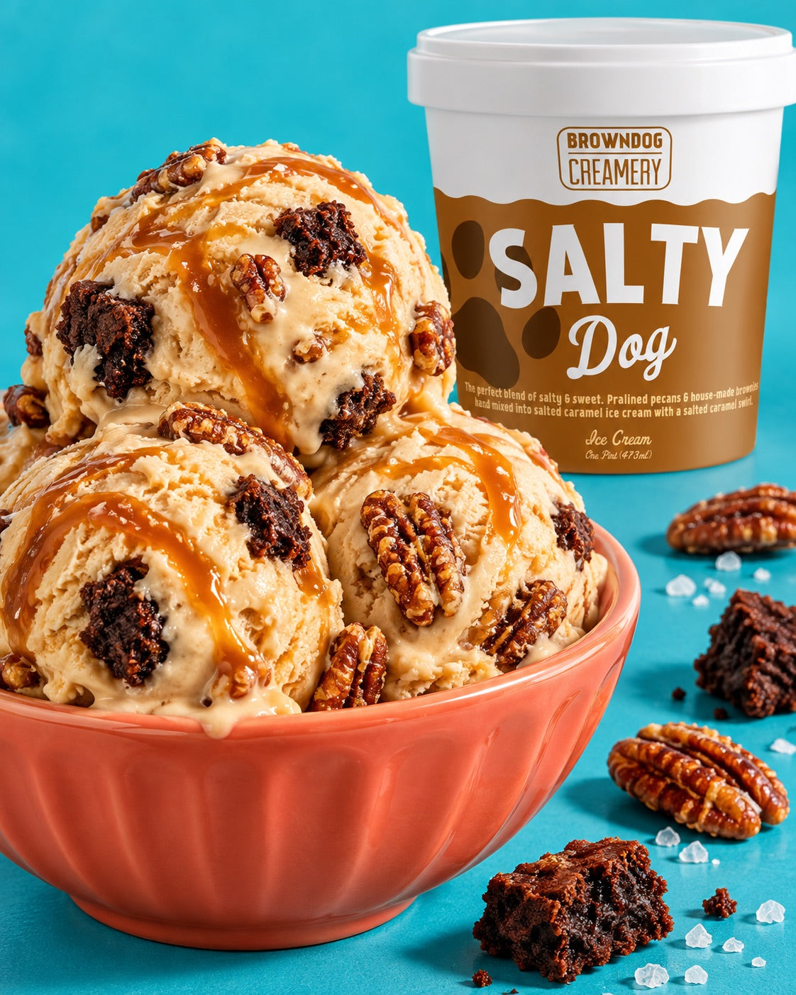SALTY DOG ICE CREAM scoops